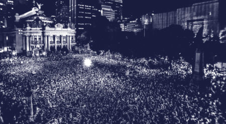 Ato Marielle presente! Milhares se reuniram na Câmara Municipal, na Cinelândia, no Rio de Janeiro, no dia 15/03/18.
Foto: Midia NINJA